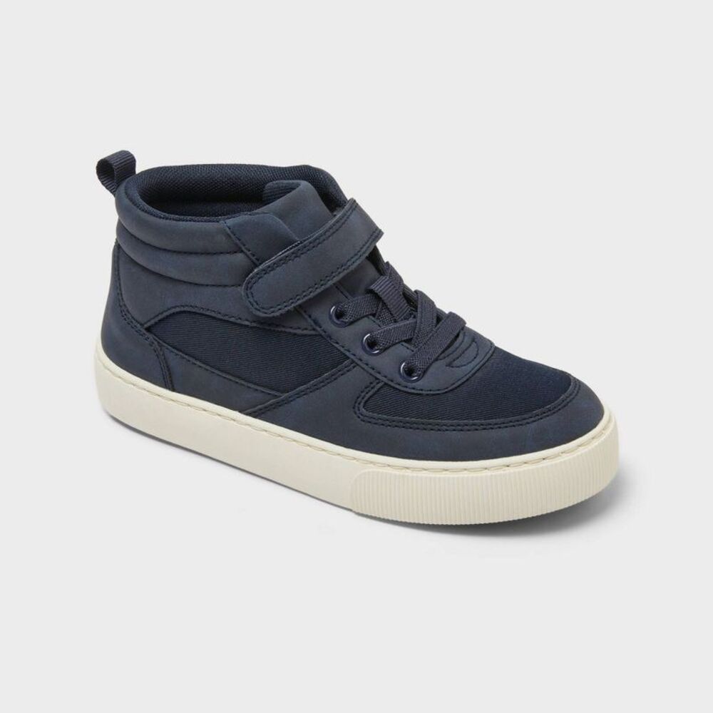 Kids' Hugh Sneaker Boots - Cat & Jack Navy Blue 1